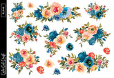 Late Winter Florals || Decorative Foiled Sheet